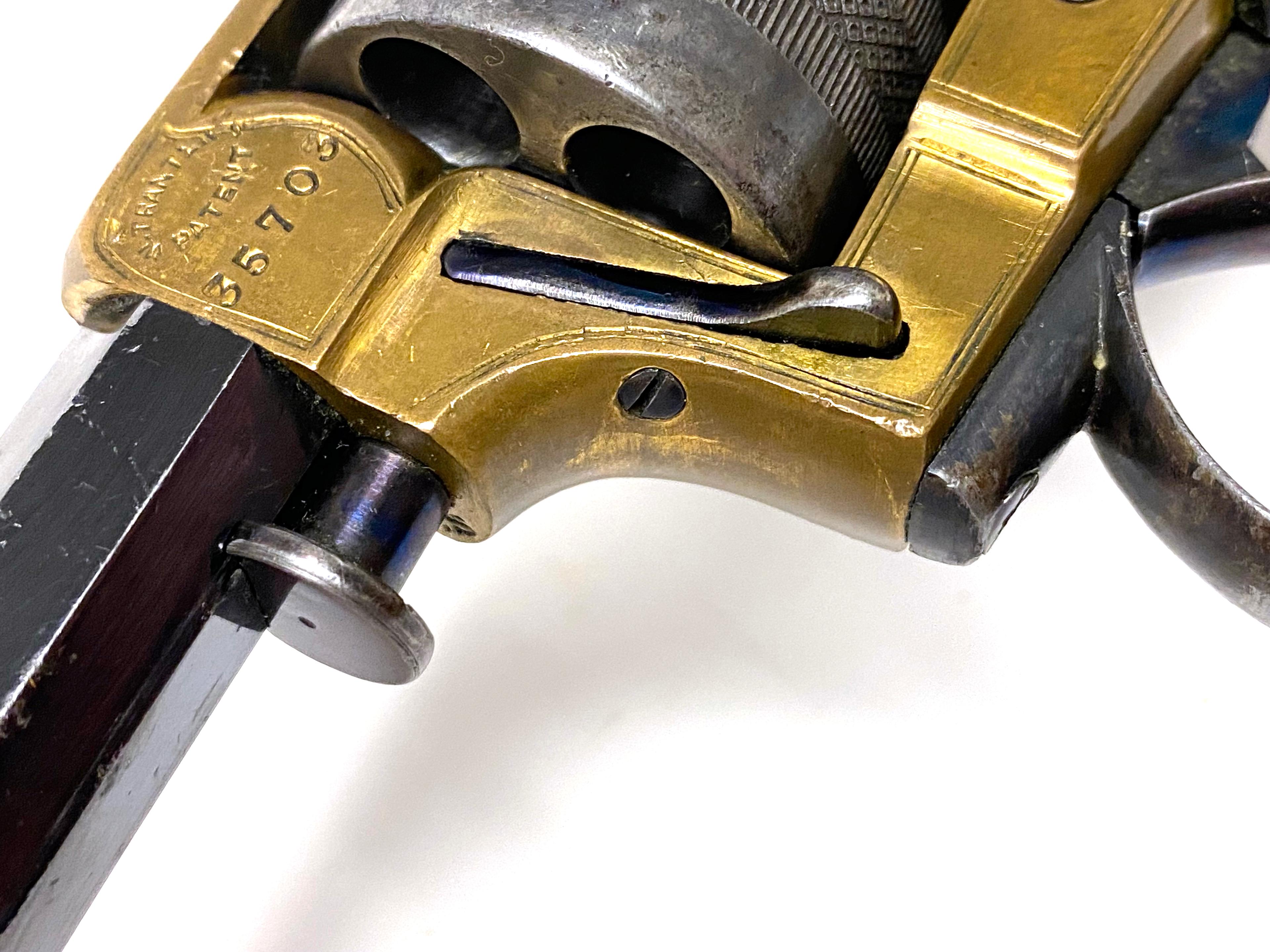 Excellent Tranter M1867 “House Defence” Double Action .297 RF Pocket Revolver by Cogswell & Harrison