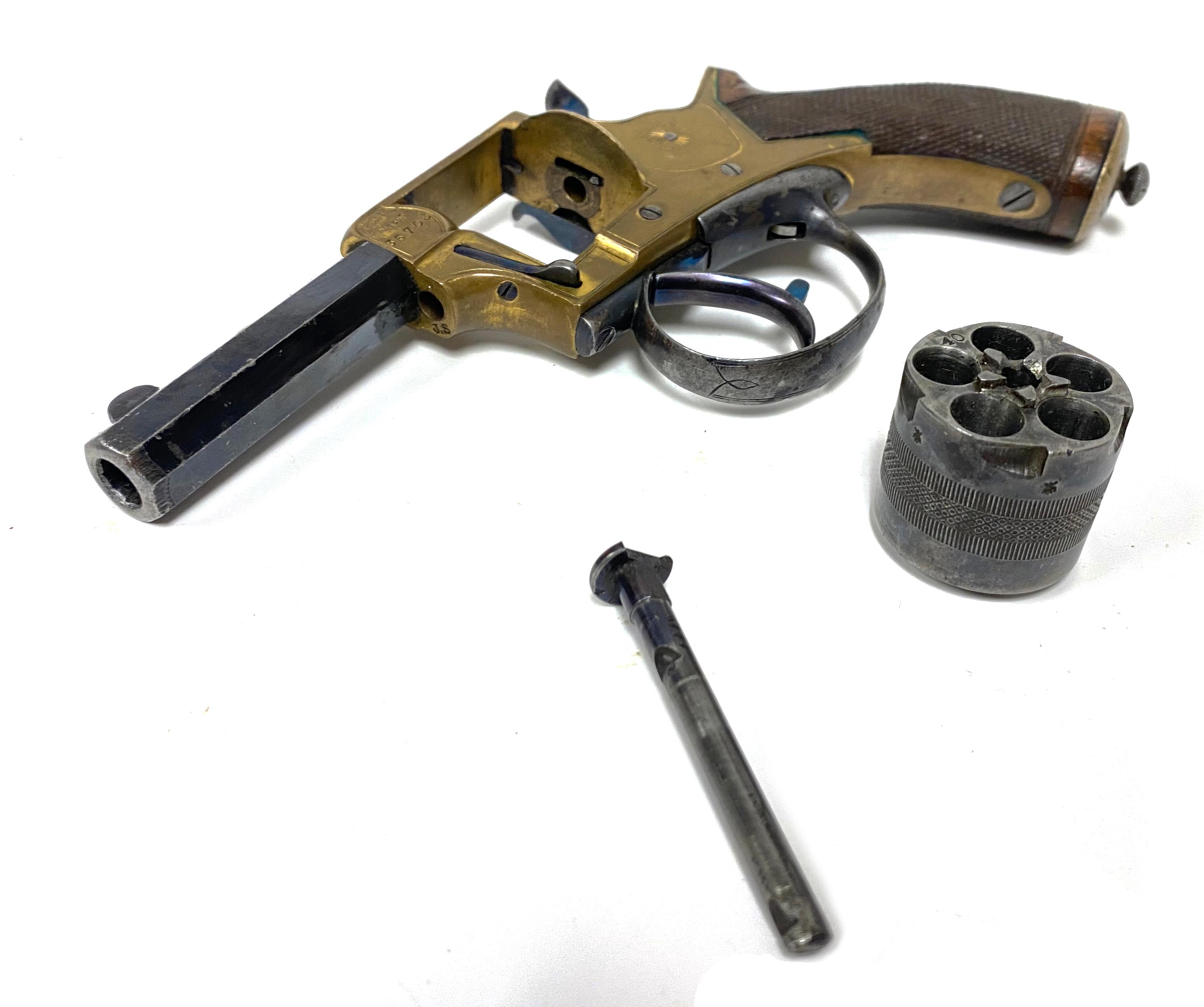 Excellent Tranter M1867 “House Defence” Double Action .297 RF Pocket Revolver by Cogswell & Harrison