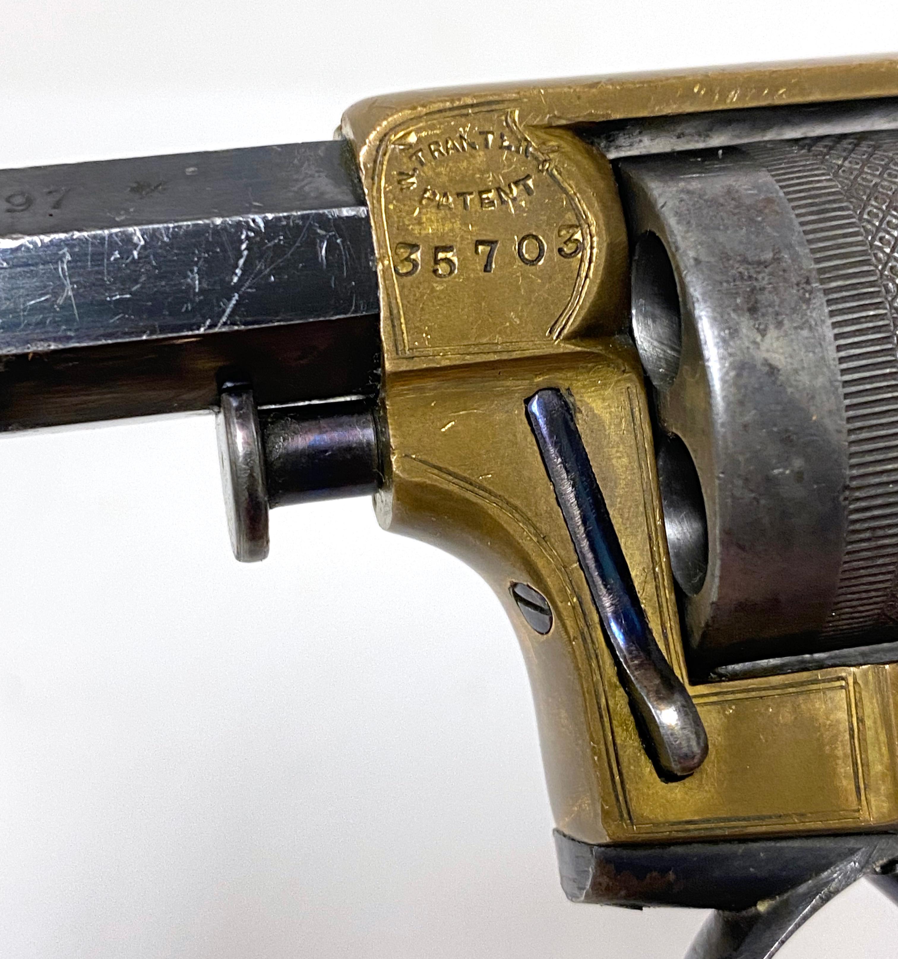 Excellent Tranter M1867 “House Defence” Double Action .297 RF Pocket Revolver by Cogswell & Harrison