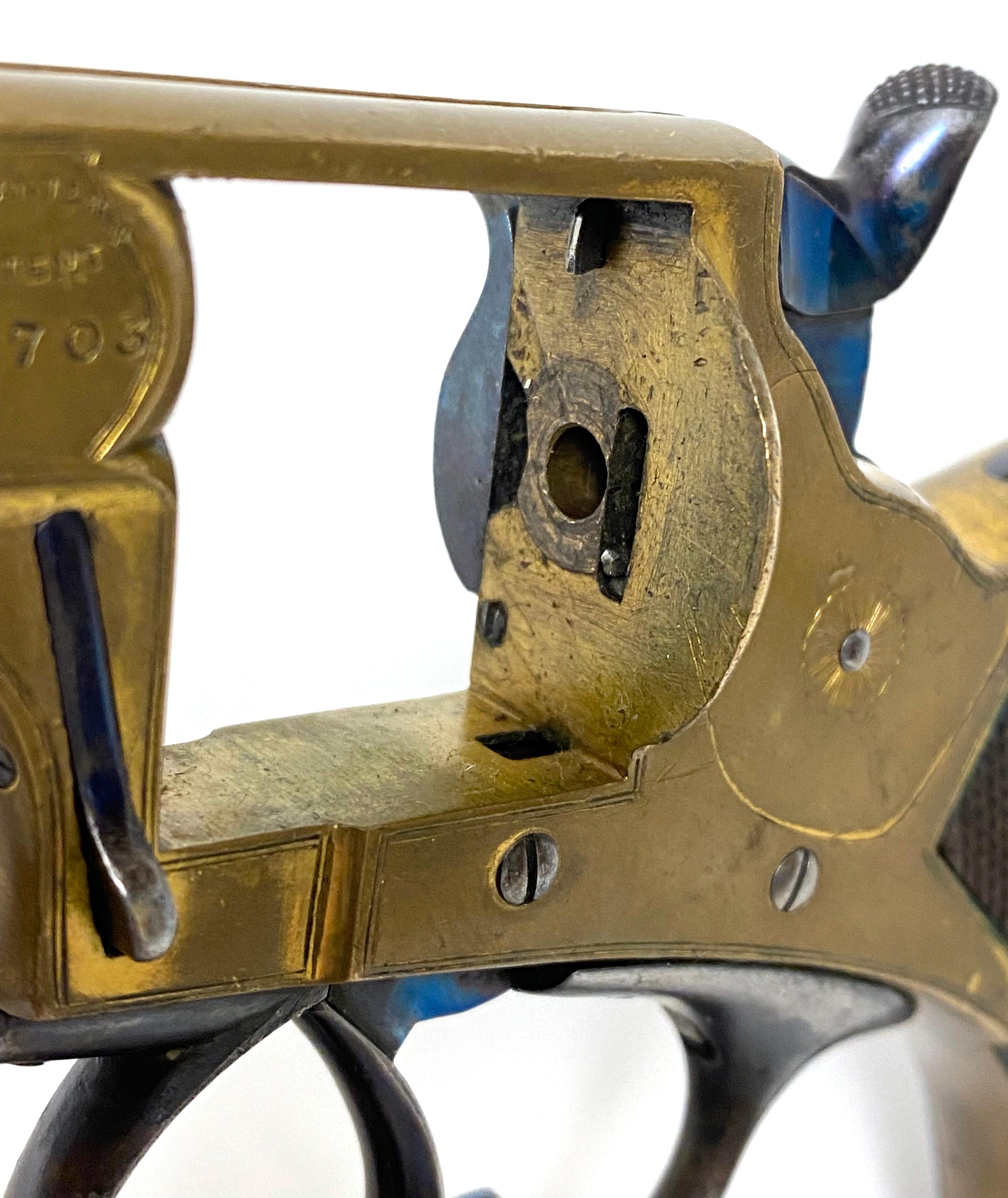 Excellent Tranter M1867 “House Defence” Double Action .297 RF Pocket Revolver by Cogswell & Harrison