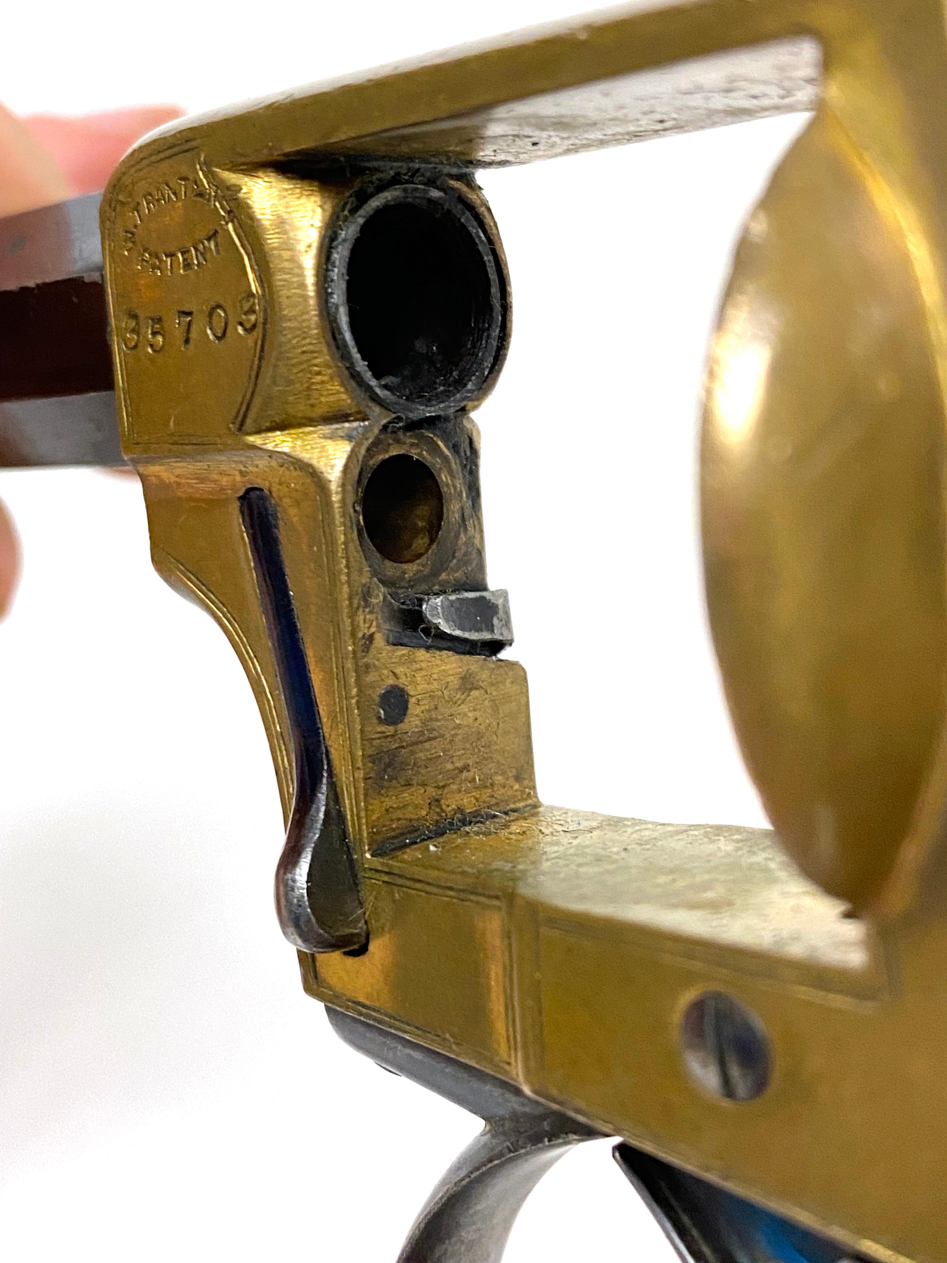 Excellent Tranter M1867 “House Defence” Double Action .297 RF Pocket Revolver by Cogswell & Harrison