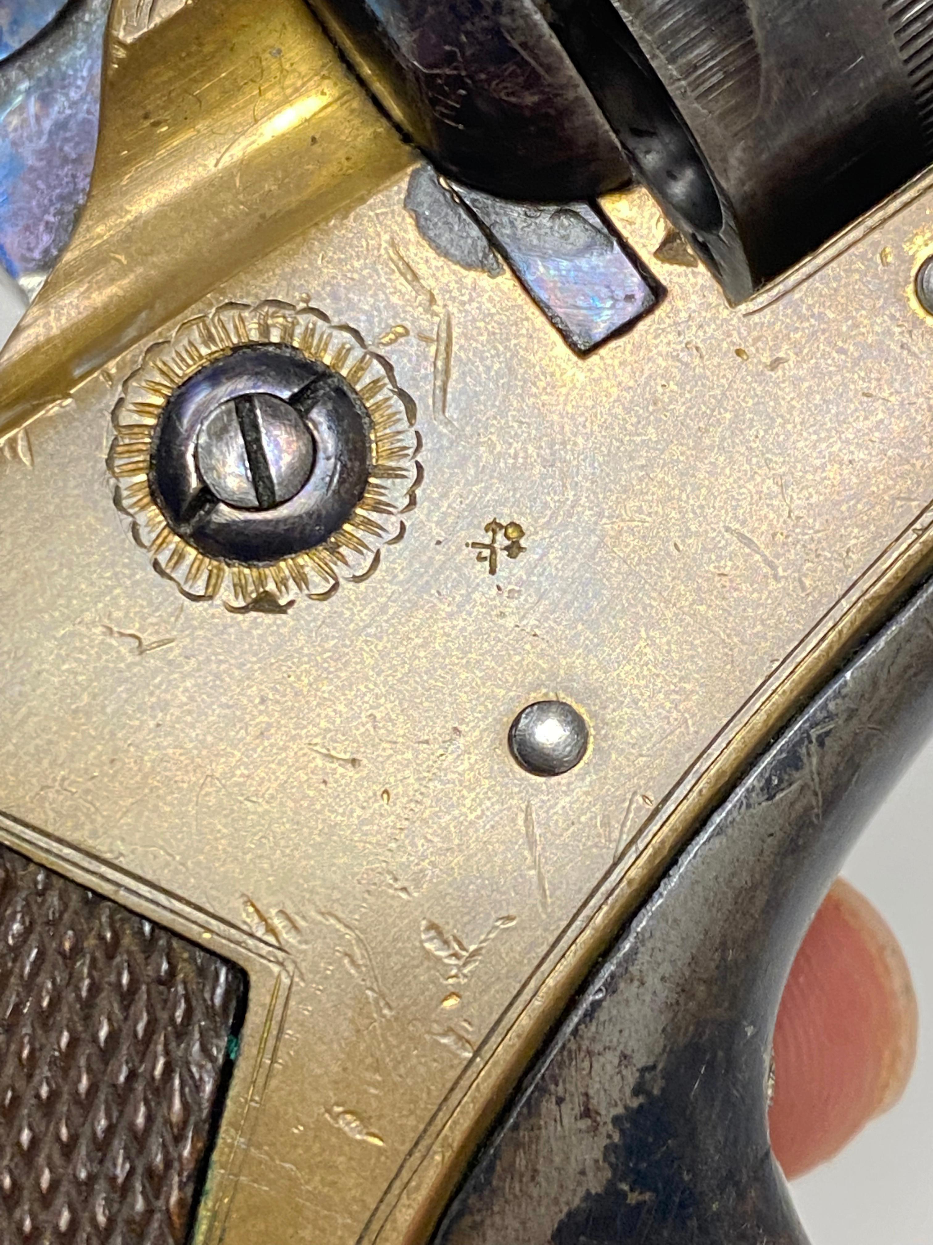 Excellent Tranter M1867 “House Defence” Double Action .297 RF Pocket Revolver by Cogswell & Harrison