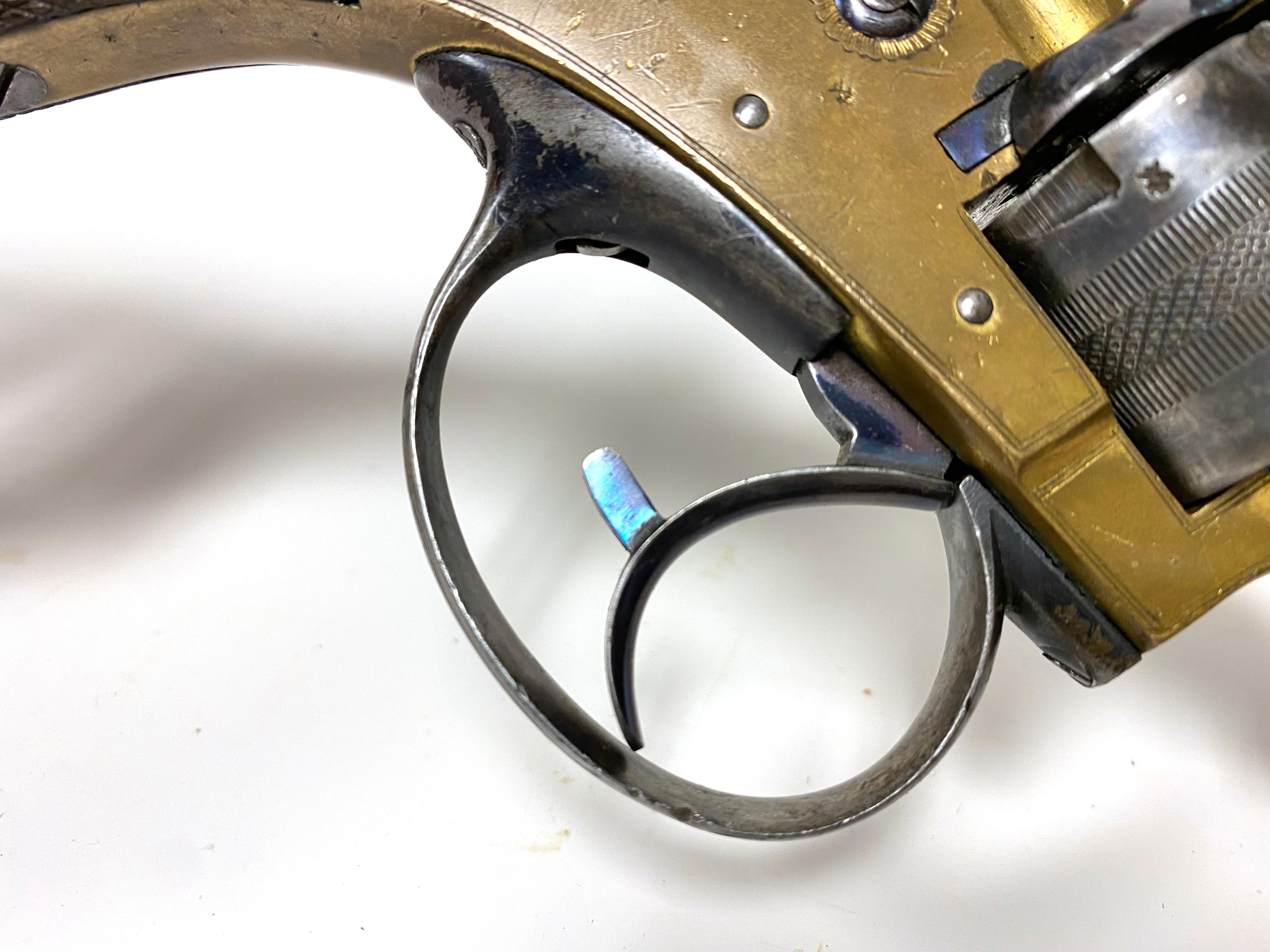 Excellent Tranter M1867 “House Defence” Double Action .297 RF Pocket Revolver by Cogswell & Harrison
