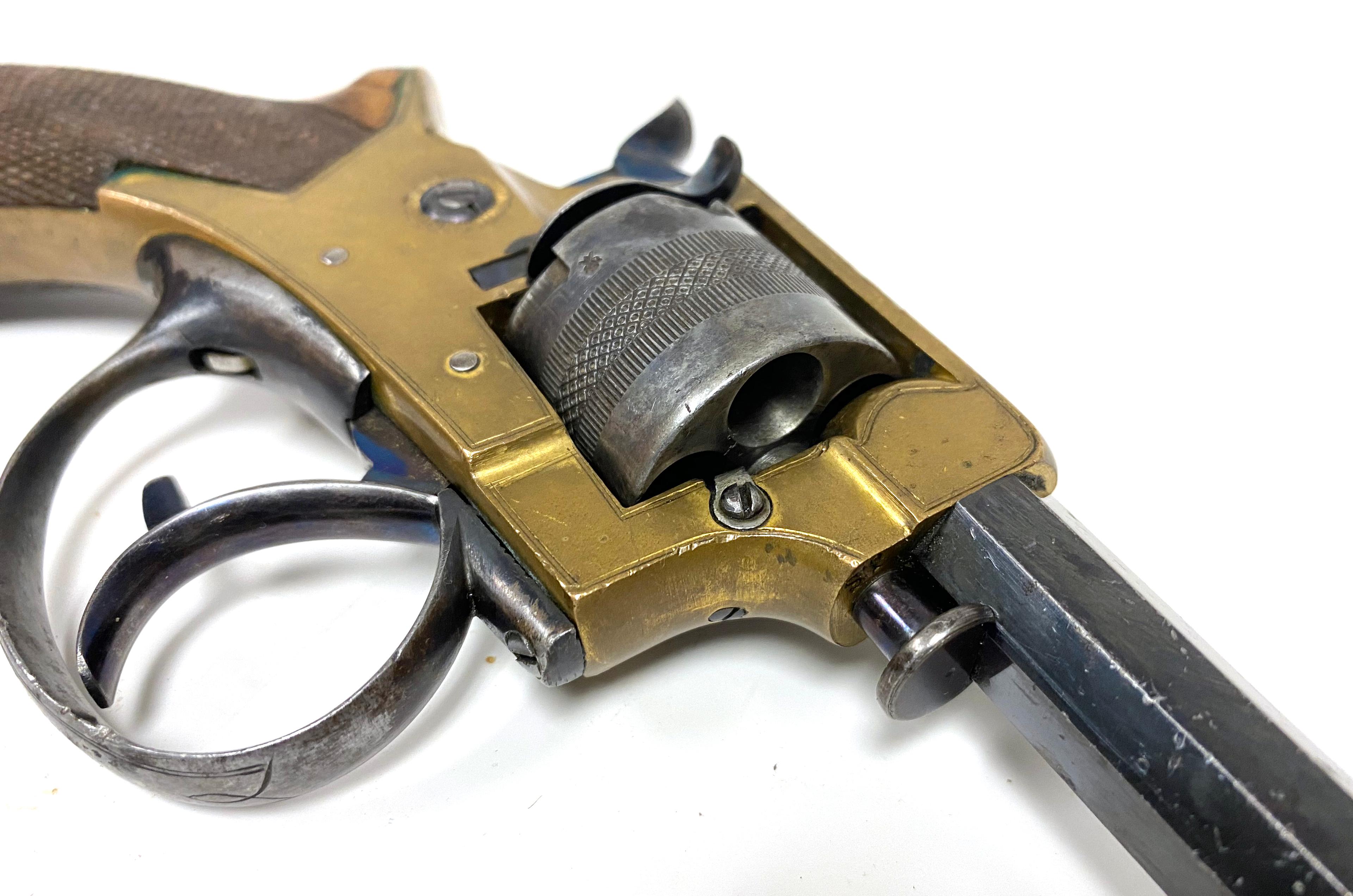 Excellent Tranter M1867 “House Defence” Double Action .297 RF Pocket Revolver by Cogswell & Harrison