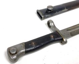 Matching Austrian M1895 Bayonet with Scabbard by Steyr