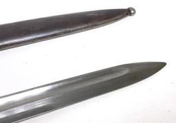 Matching Austrian M1895 Bayonet with Scabbard by Steyr