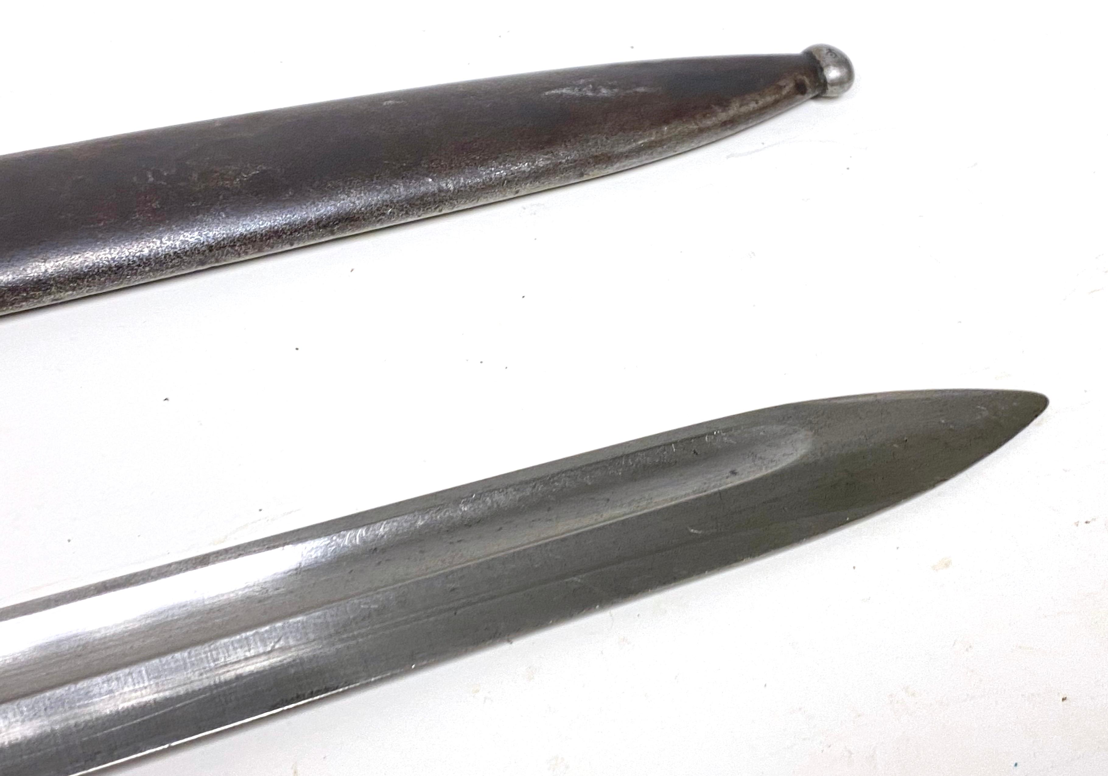 Matching Austrian M1895 Bayonet with Scabbard by Steyr