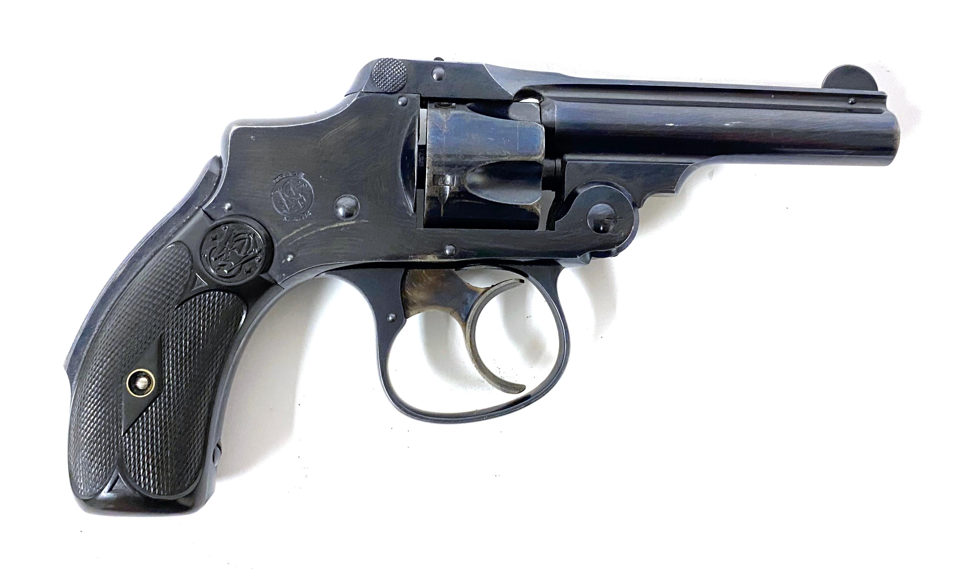 Excellent Smith & Wesson .32 S&W Safety Hammerless “Lemon Squeezer” Revolver
