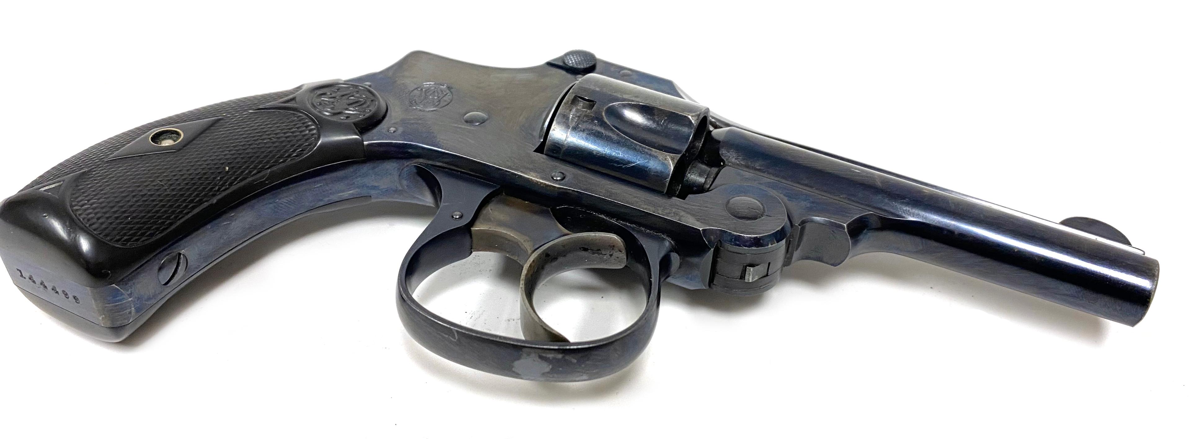 Excellent Smith & Wesson .32 S&W Safety Hammerless “Lemon Squeezer” Revolver