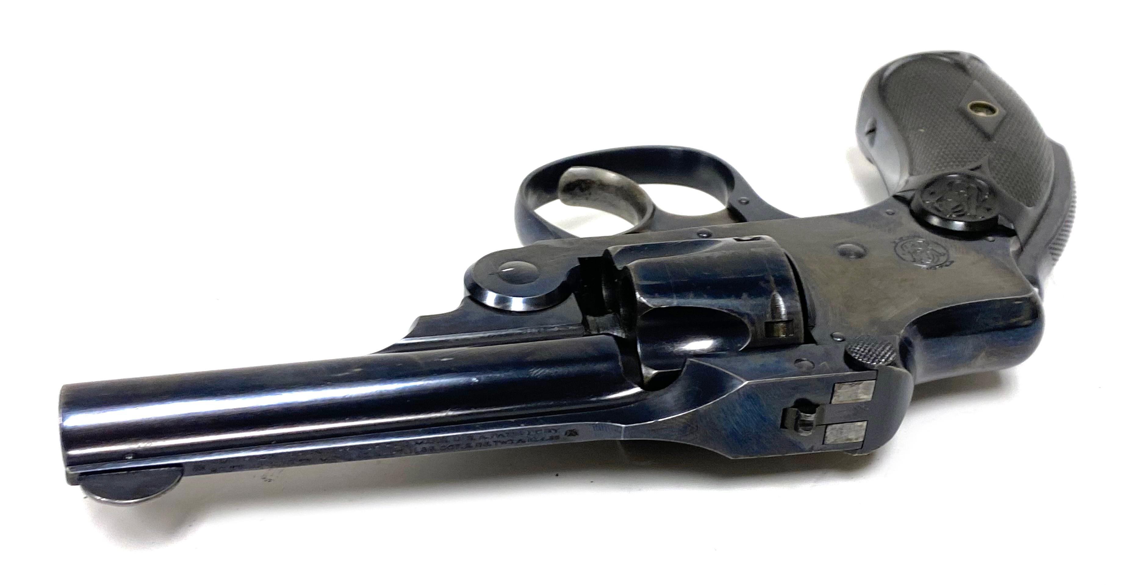 Excellent Smith & Wesson .32 S&W Safety Hammerless “Lemon Squeezer” Revolver