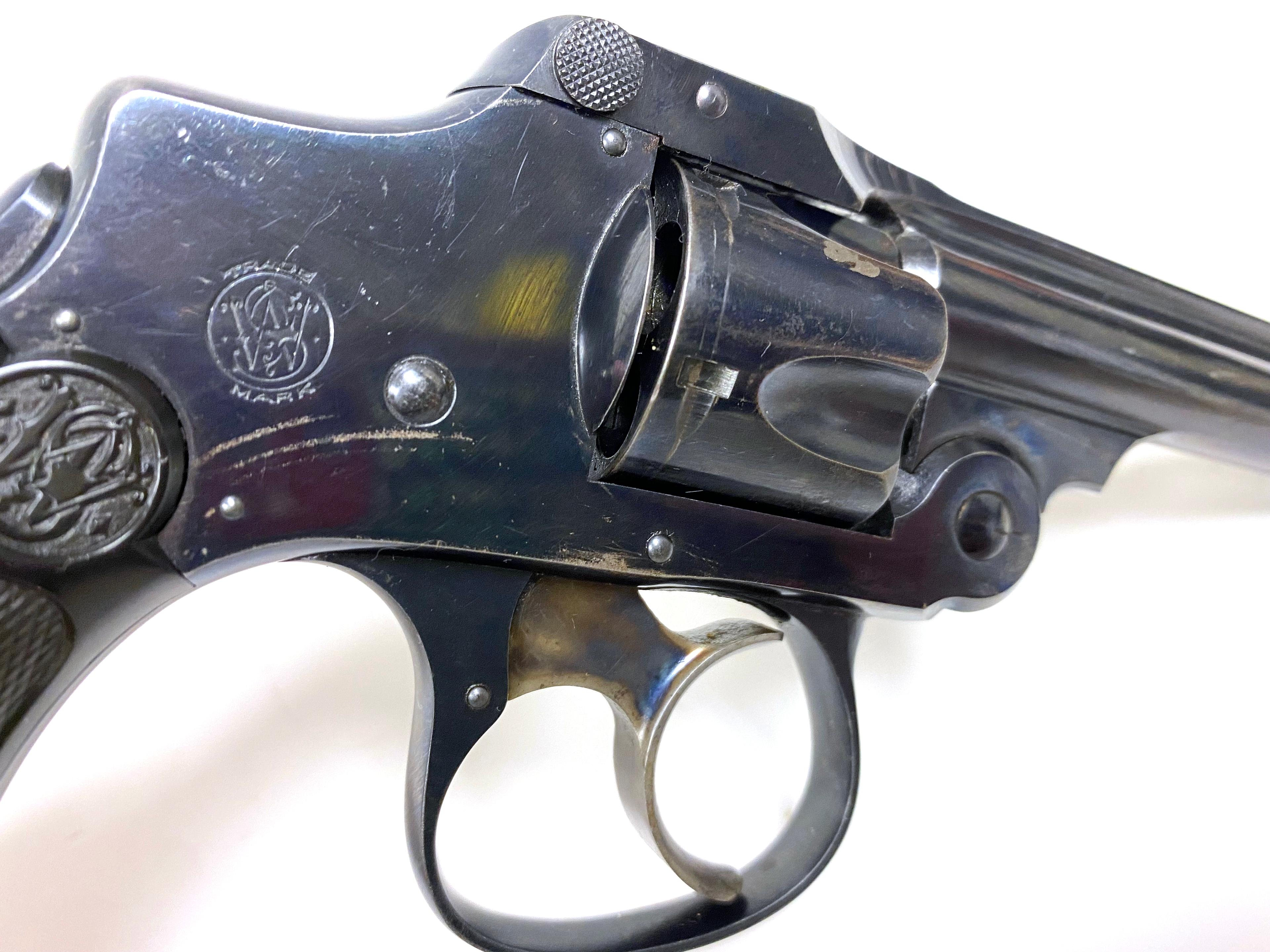 Excellent Smith & Wesson .32 S&W Safety Hammerless “Lemon Squeezer” Revolver
