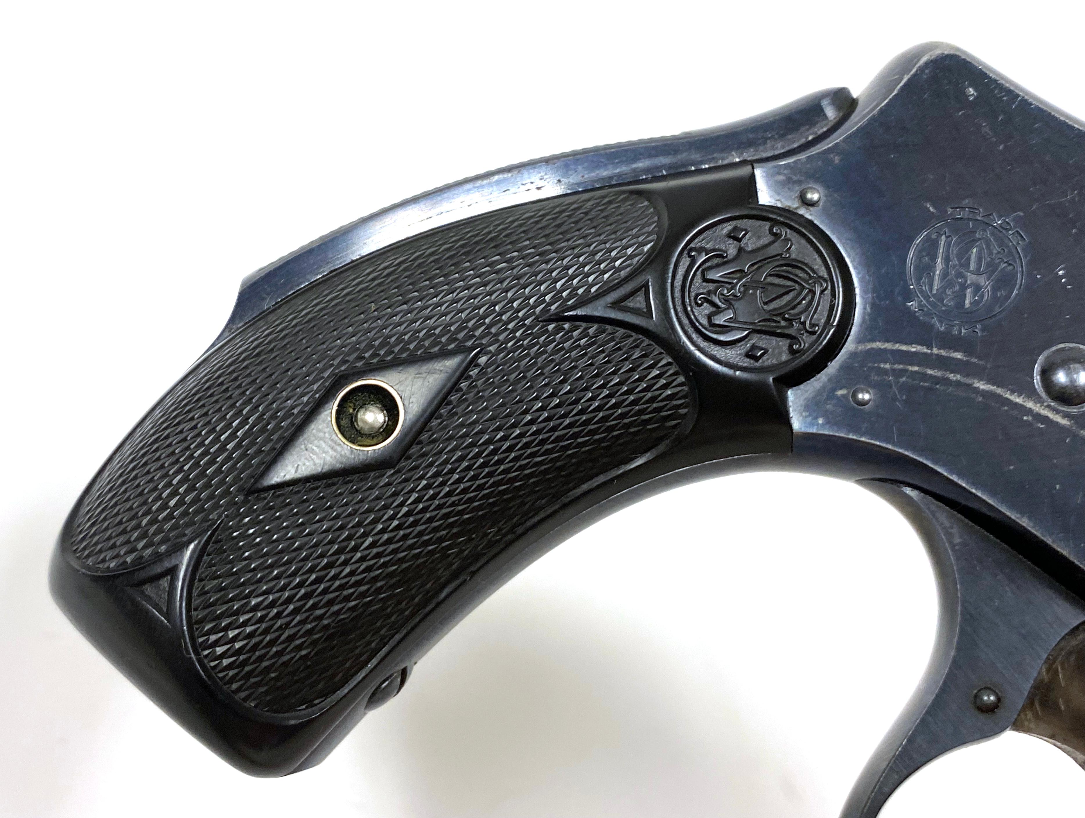 Excellent Smith & Wesson .32 S&W Safety Hammerless “Lemon Squeezer” Revolver