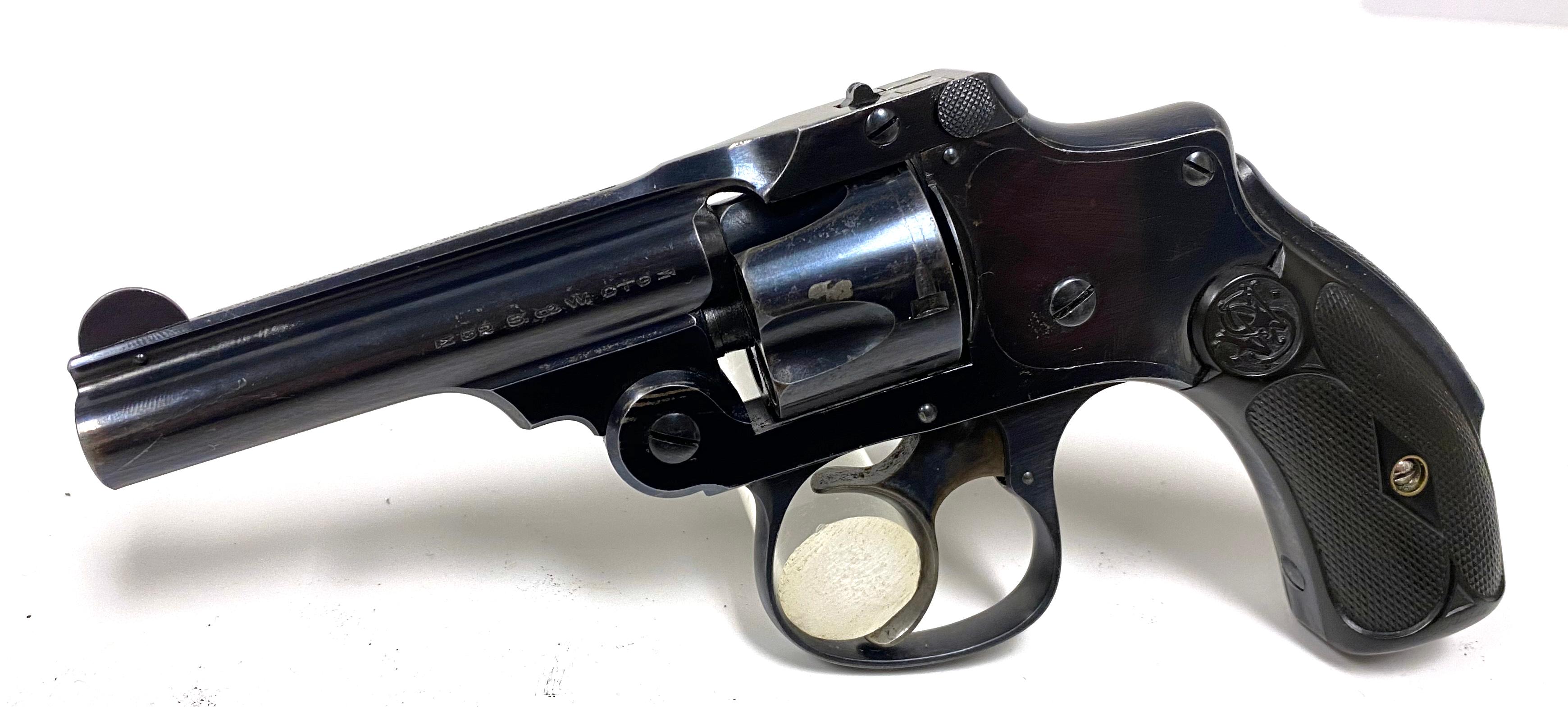 Excellent Smith & Wesson .32 S&W Safety Hammerless “Lemon Squeezer” Revolver