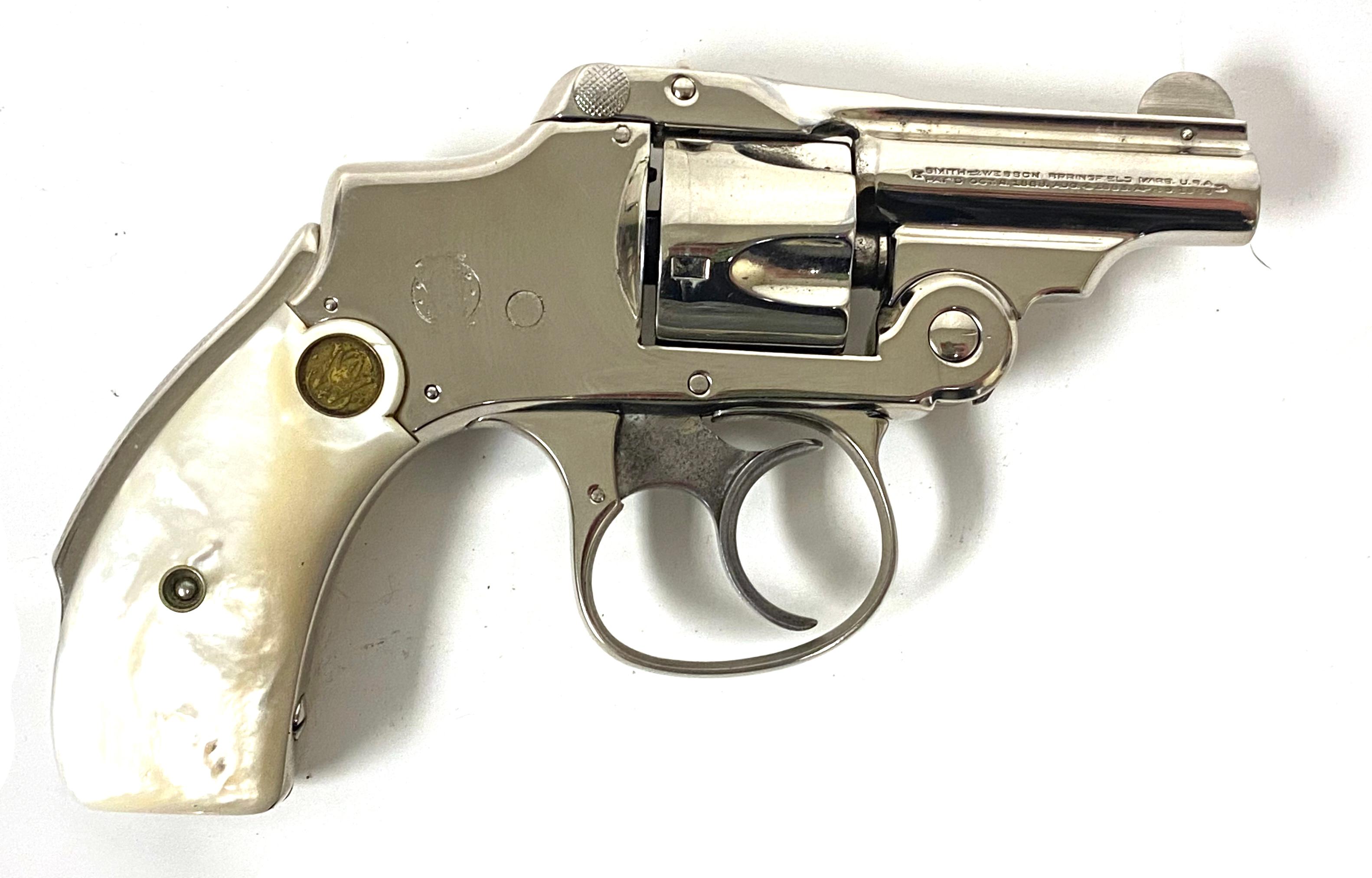 Scarce Smith & Wesson .32 S&W Safety Hammerless “Lemon Squeezer” Bicycle Gun Revolver