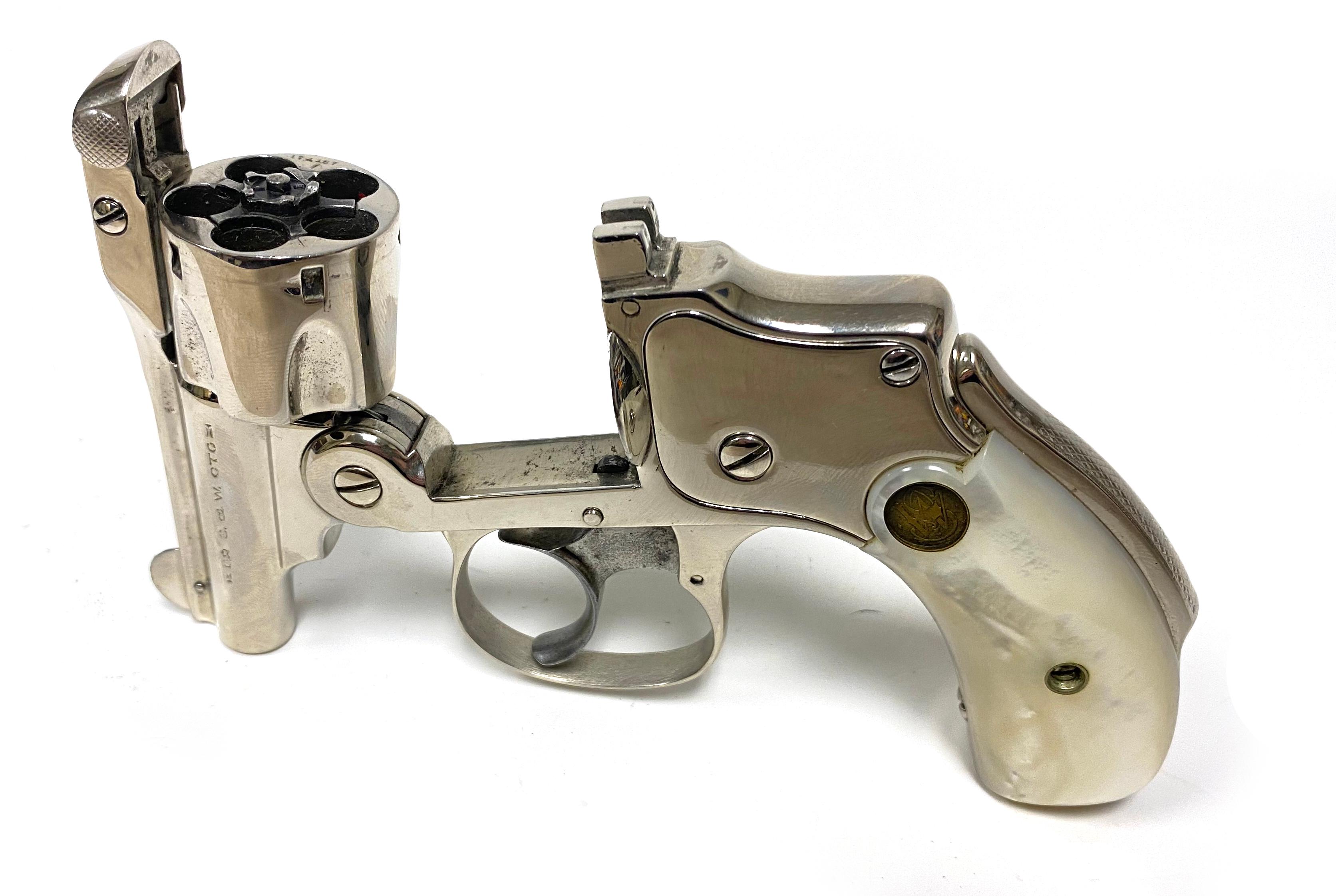 Scarce Smith & Wesson .32 S&W Safety Hammerless “Lemon Squeezer” Bicycle Gun Revolver