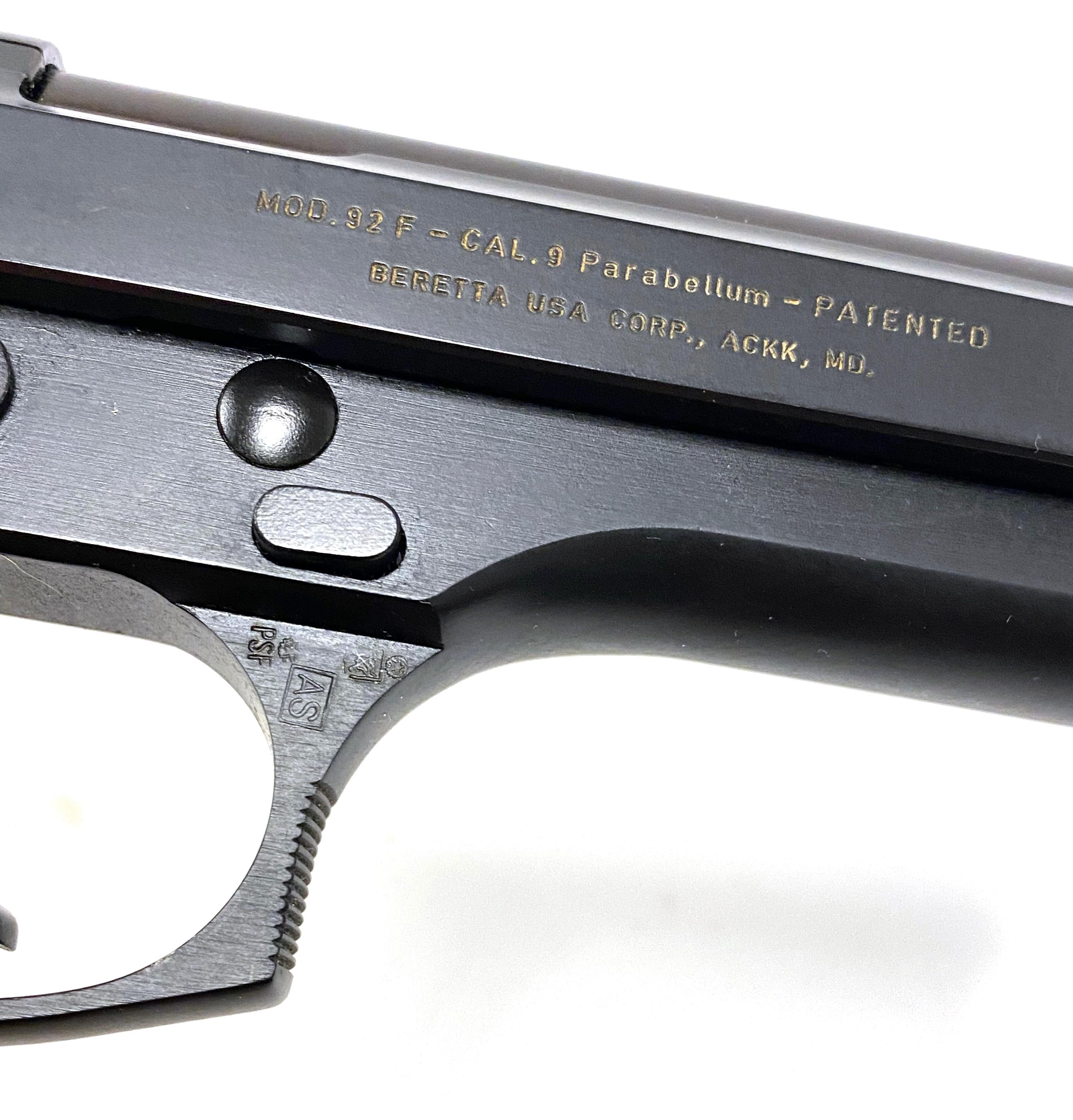 NIB P. Beretta Armi 92F 9MM Semi-Automatic Pistol
