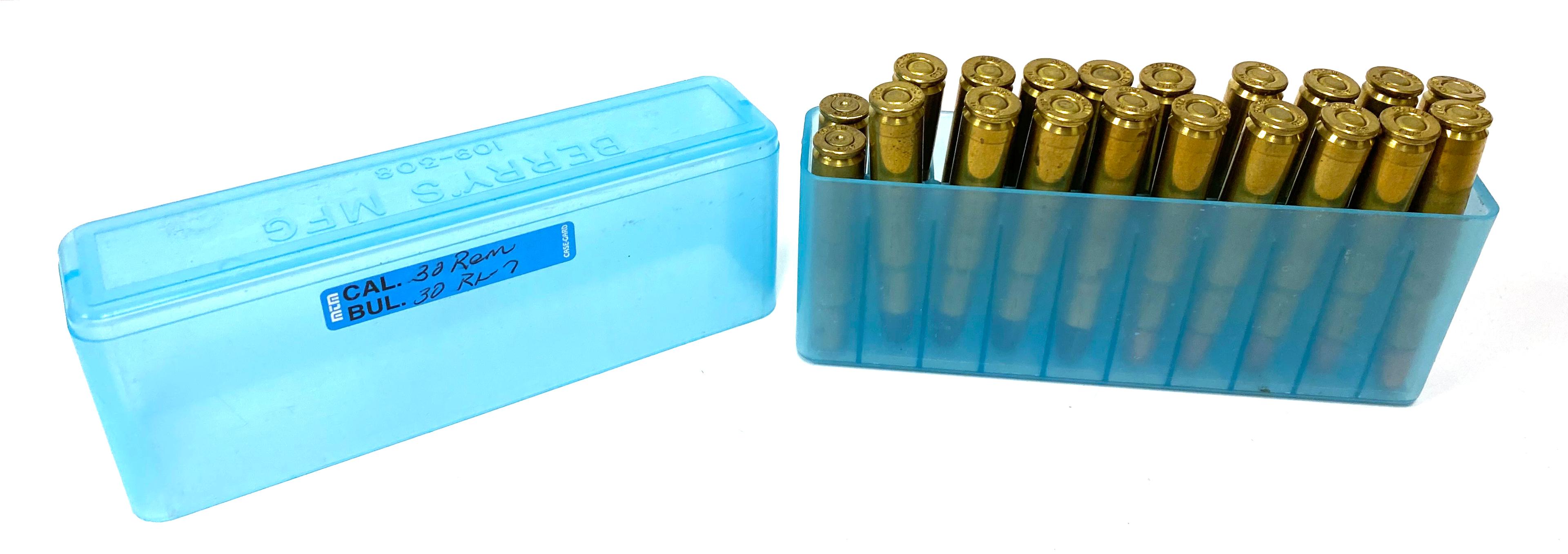 20rds. of .30 REM. Ammunition