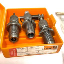 (4) Lyman Die Sets for Reloading - 9MM Luger | .243 | .44 SP/.44 MAG | .30-06 SPRG.