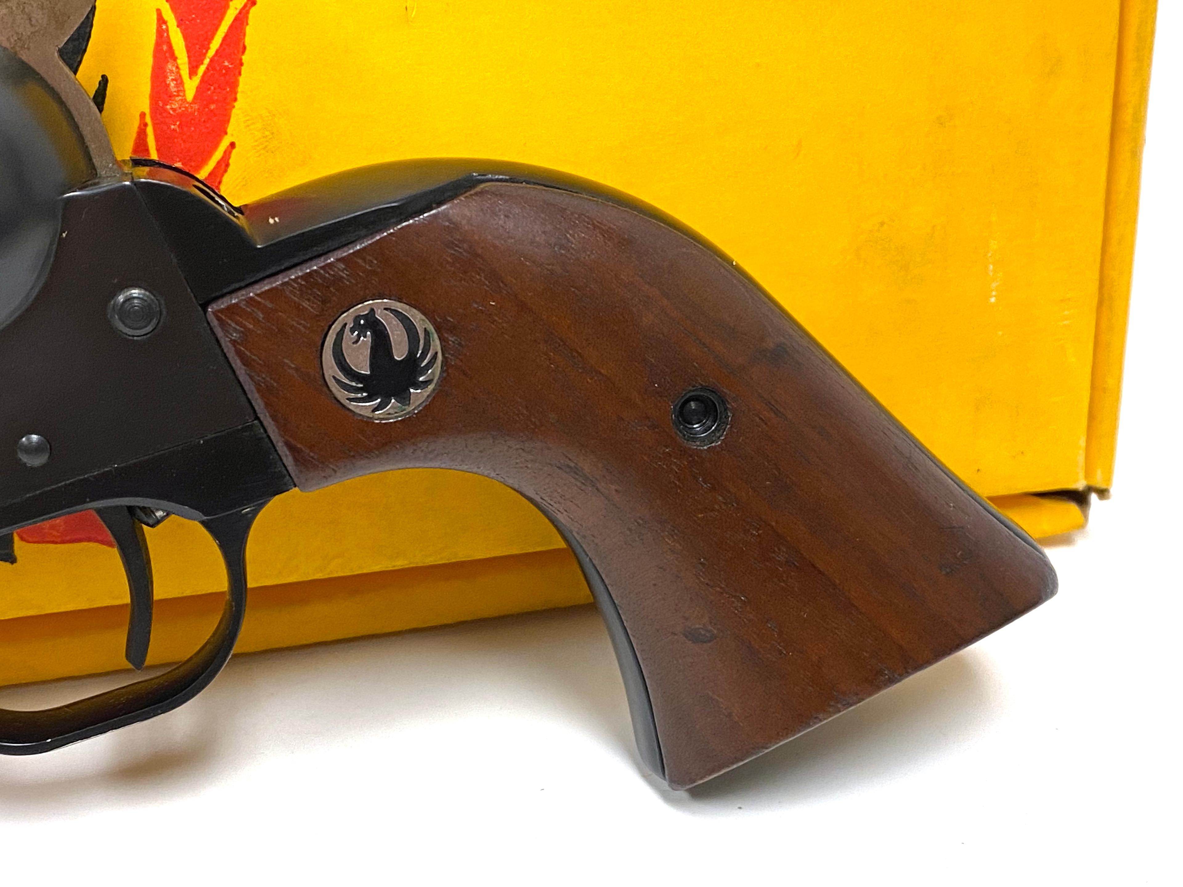 1968 Ruger Convertible Single-Six .22 Magnum 6.5” Single Action Revolver in Box