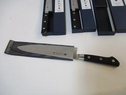 Three Togiharu for Blue Apron Knives in Original Boxes