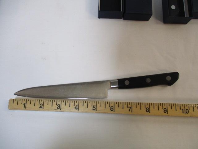 Three Togiharu for Blue Apron Knives in Original Boxes