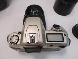 Nikon N60 35mm Camera with Quantaray NF AF 1:3.5-5.6 f=28-80mm Lens
