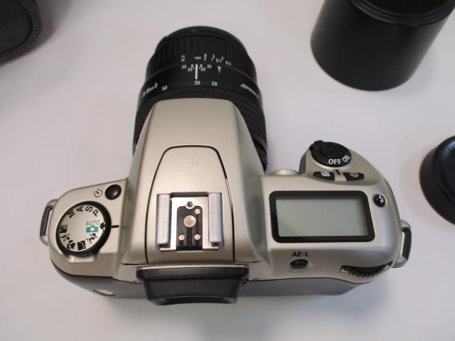 Nikon N60 35mm Camera with Quantaray NF AF 1:3.5-5.6 f=28-80mm Lens