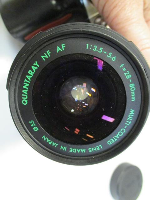 Nikon N60 35mm Camera with Quantaray NF AF 1:3.5-5.6 f=28-80mm Lens