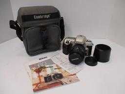Nikon N60 35mm Camera with Quantaray NF AF 1:3.5-5.6 f=28-80mm Lens