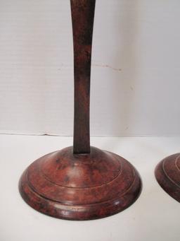 Pair of Elegant Expressions Pillar Candle Holders