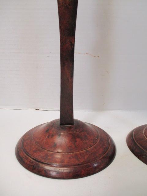 Pair of Elegant Expressions Pillar Candle Holders