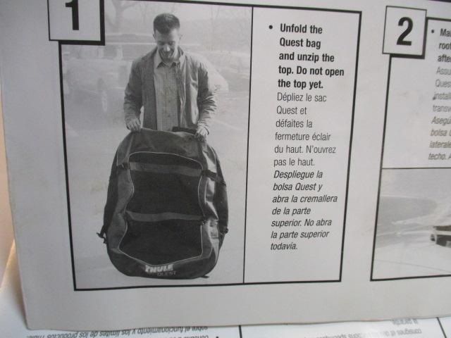 Thule Quest 846 Soft-Sided Cargo Carrier in Storage Bag