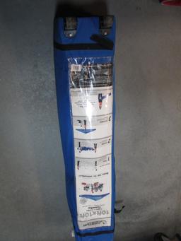 First-Up 10'x10' Blue Gazebo in Rolling Storage Bag