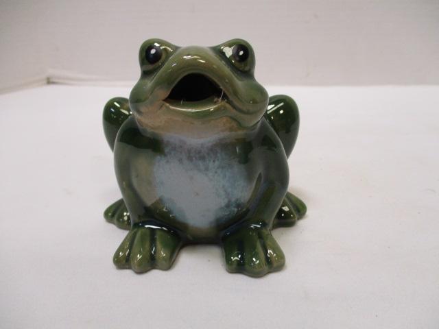 Two Frog Figurines