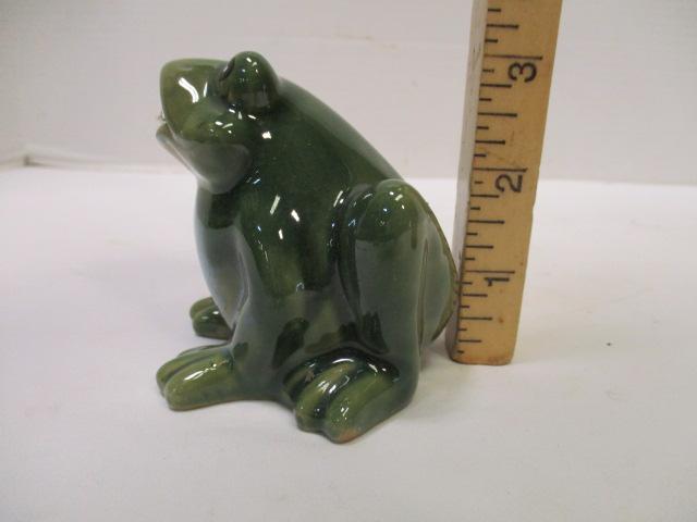 Two Frog Figurines