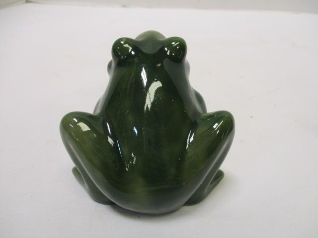 Two Frog Figurines