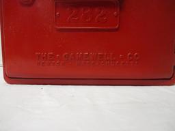 Vintage Metal Gamewell Fire Alarm Box