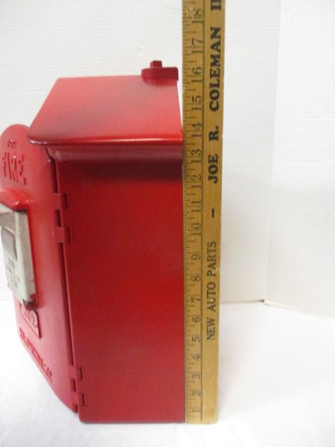 Vintage Metal Gamewell Fire Alarm Box