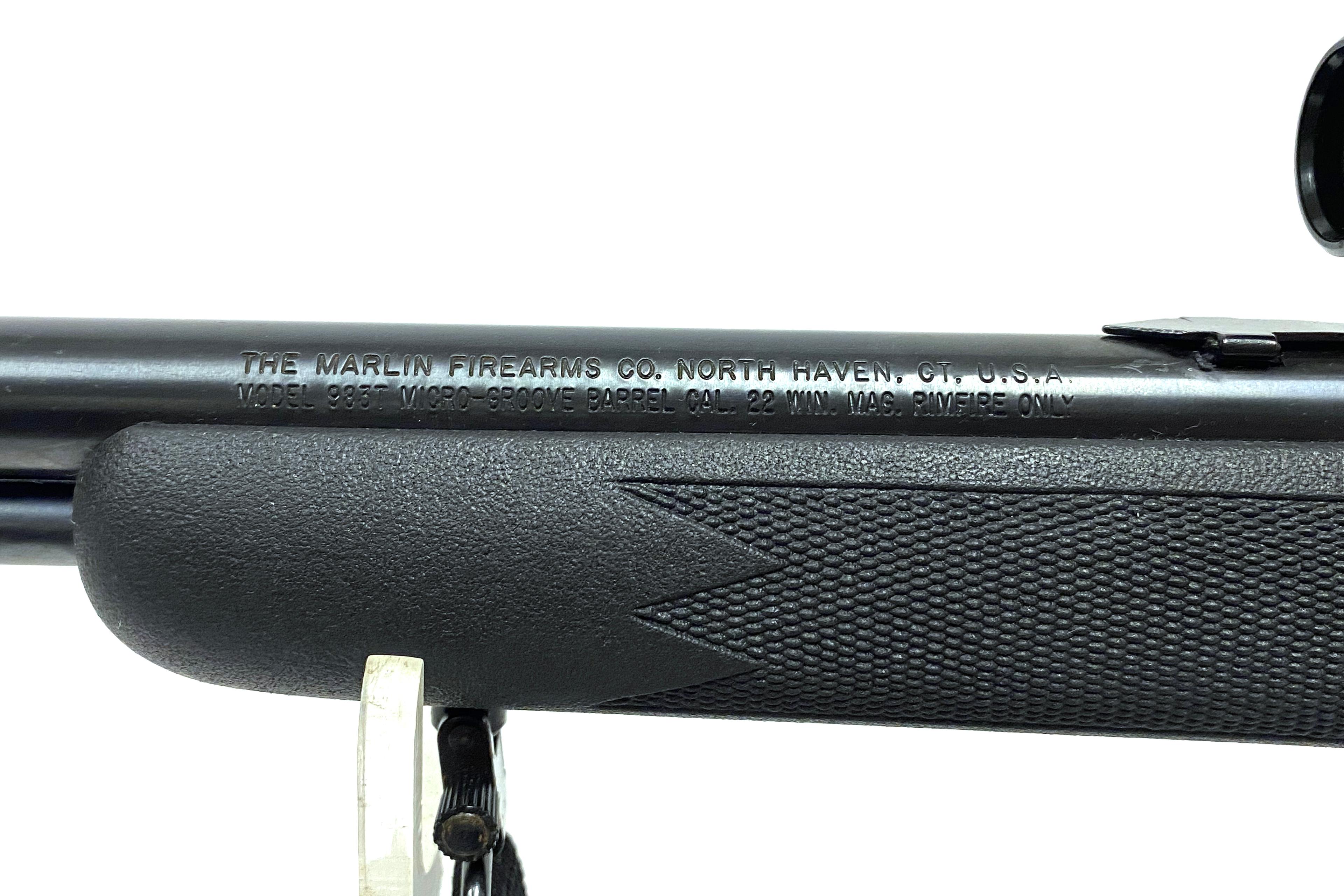 JM Marlin Model 983T 22 WIN. MAG. Bolt Action Rifle w/ scope