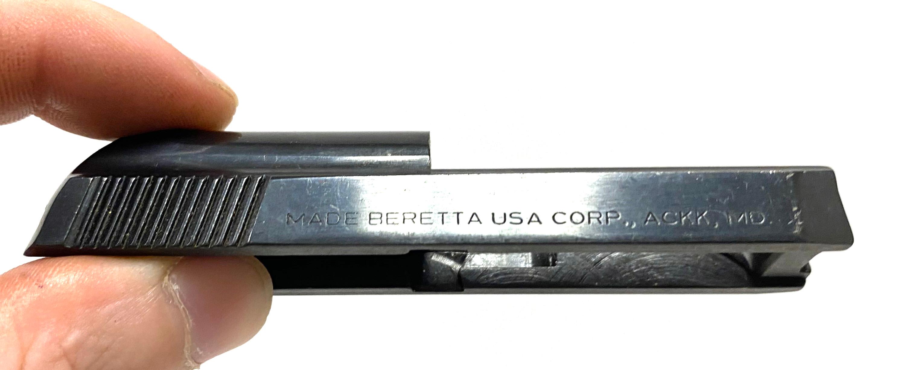 Beretta 950 BS “Minx .22 Short” Slide, Barrel, Grips, and small parts