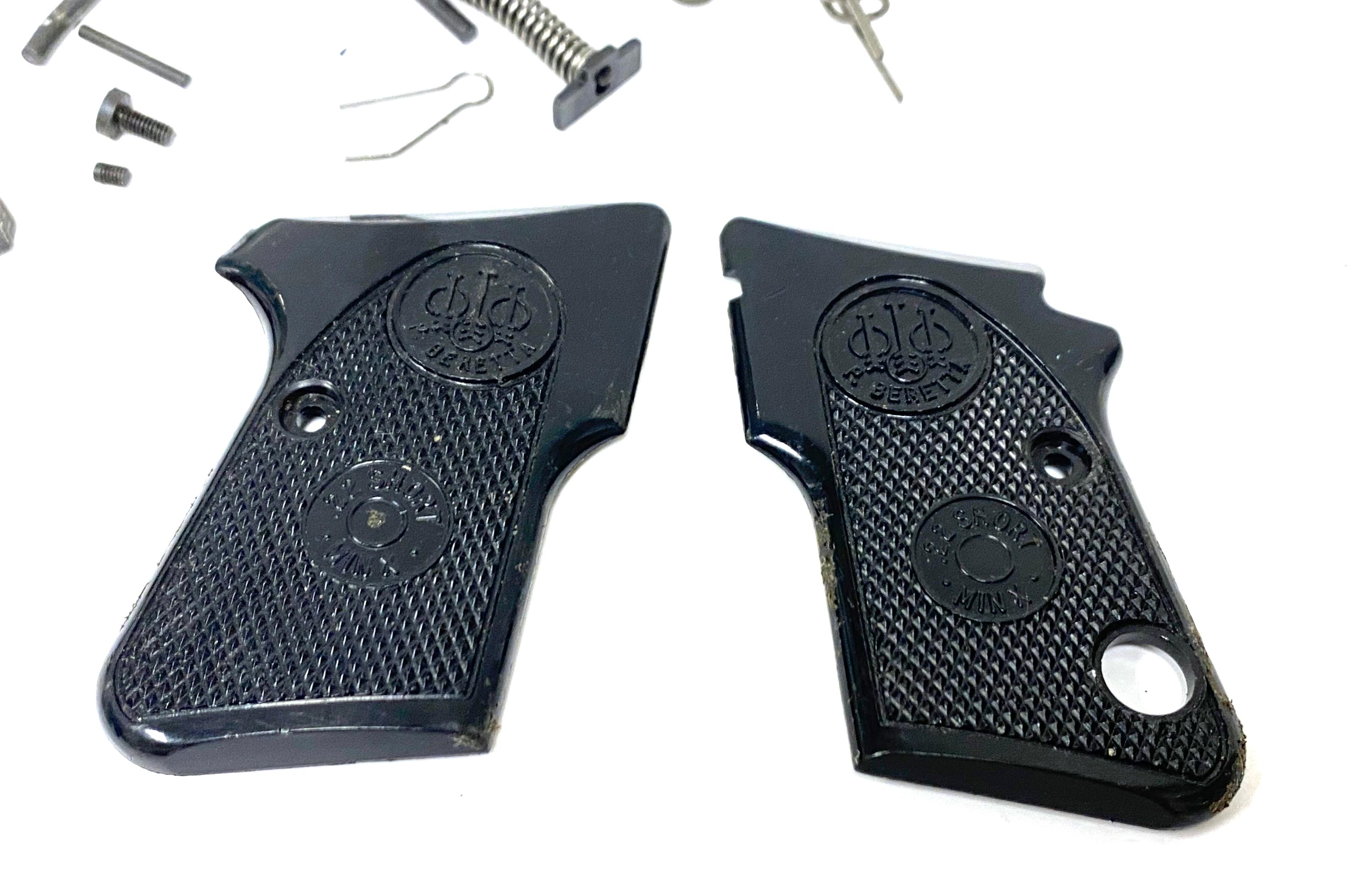 Beretta 950 BS “Minx .22 Short” Slide, Barrel, Grips, and small parts