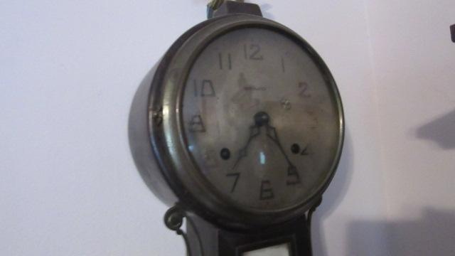 Antique New Haven Warwick Banjo Wall Clock