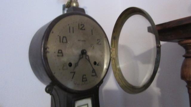 Antique New Haven Warwick Banjo Wall Clock