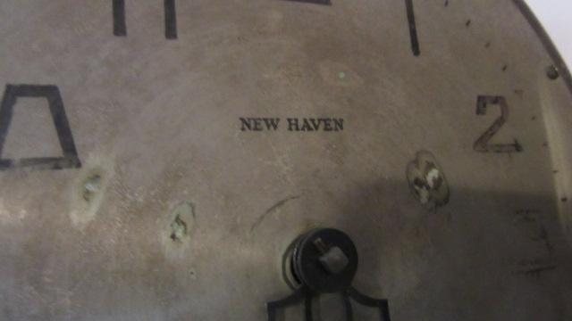Antique New Haven Warwick Banjo Wall Clock