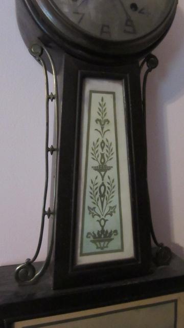 Antique New Haven Warwick Banjo Wall Clock