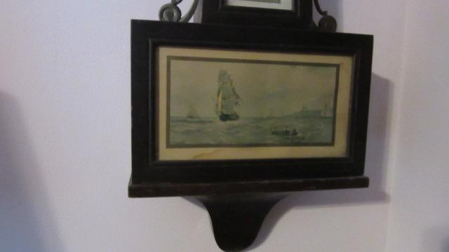 Antique New Haven Warwick Banjo Wall Clock