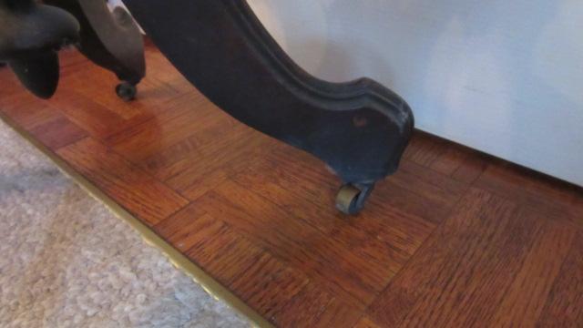 Antique Victorian Side Table with Marble Top
