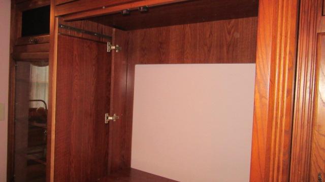 Oak 3 Piece Bookcase Entertainment Cabinet Set