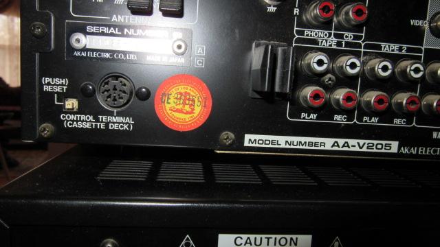 AKAI Stereo System with Pair of Recoton Corp. Speakers