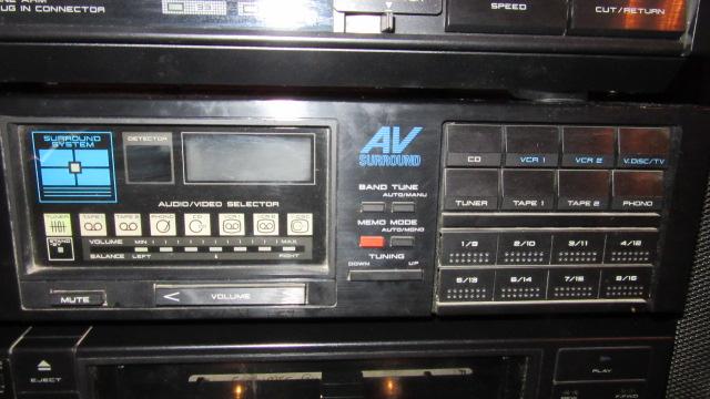 AKAI Stereo System with Pair of Recoton Corp. Speakers
